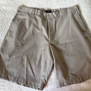 Dockers Men's Khaki Flat Front Shorts